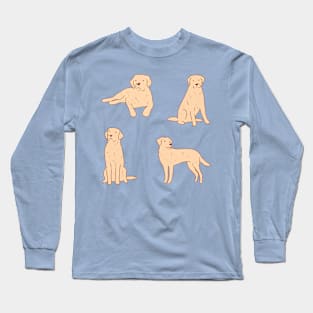 Labrador drawing pack Long Sleeve T-Shirt